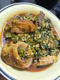 Okro and vegetable