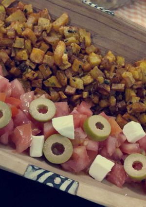 صورة لوصفة بطاطس حارة