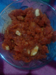 A picture of Gajar ka halwa.