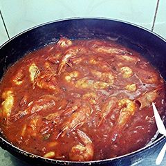 A picture of Miami Shrimps in Tangy Minty sauce.
