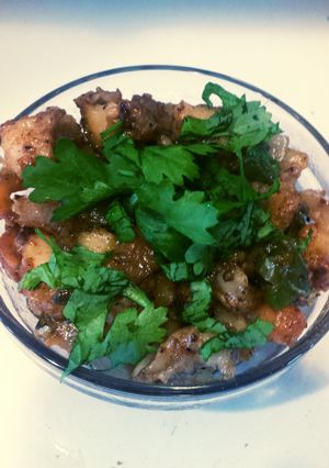 A picture of Spicy sautéed conch.