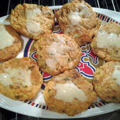 A picture of Baked Salmon Patties.