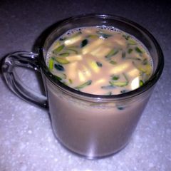 A picture of kashmeer tea.