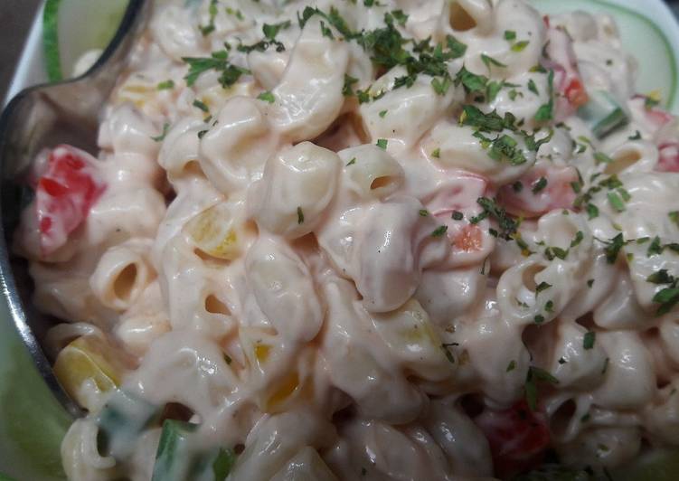 Simple Way to Prepare Super Quick Homemade Mayo macaroni