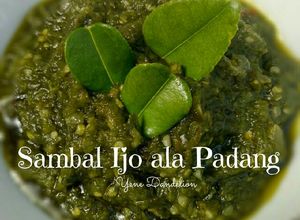 Foto resep Sambal Ijo ala Padang #Dandelion