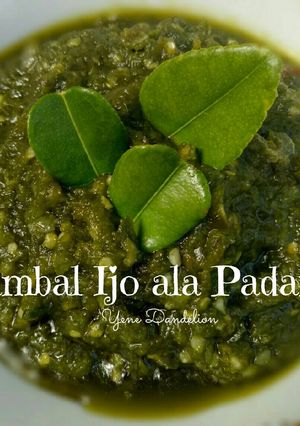 Foto resep Sambal Ijo ala Padang #Dandelion