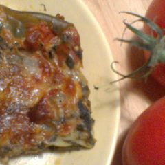 A picture of Pesto Spinach Lasagna.