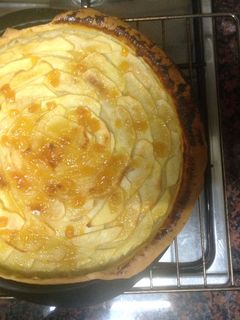 Una foto de Tarta de manzana con crema pastelera