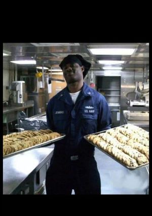 A picture of Mess Deck Chocolate Chip Cookies.