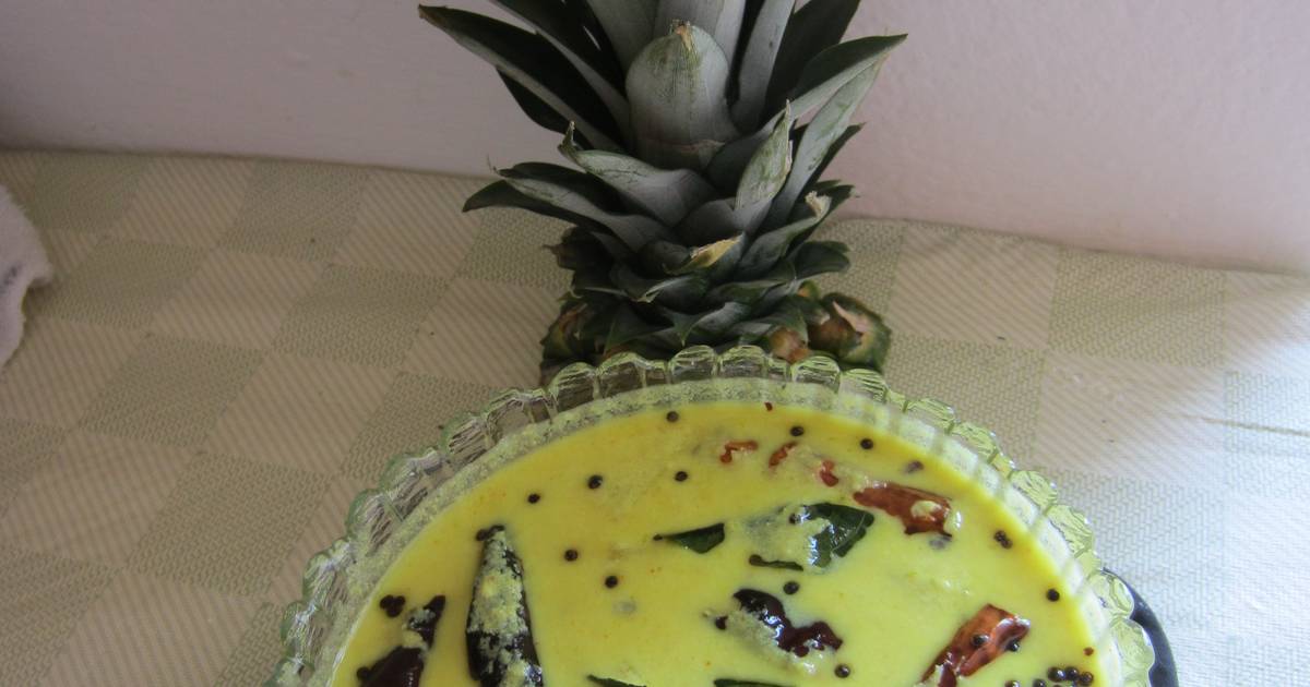 Pineapple Pulissery Recipe by Rani Cookpad