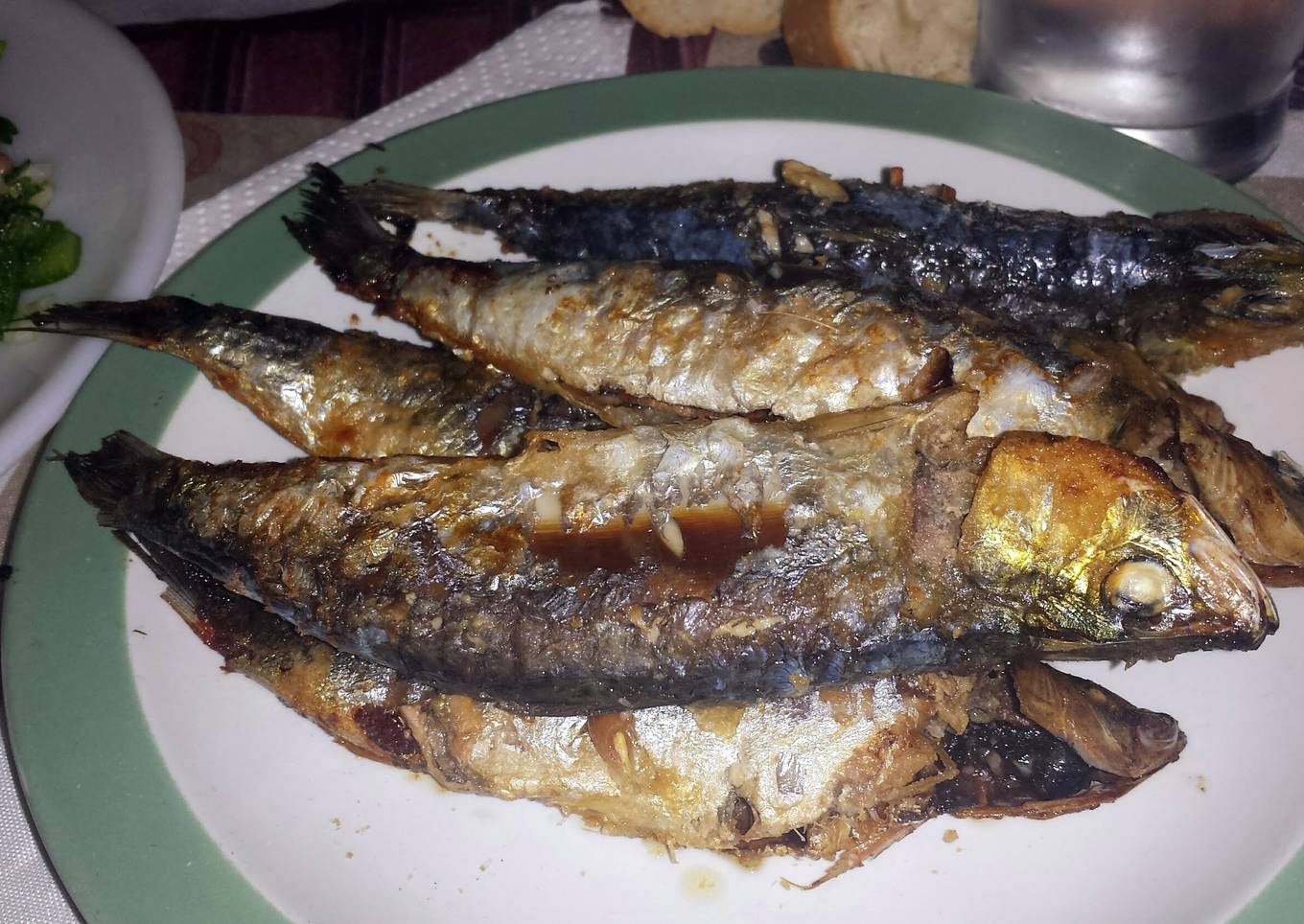 Grilled Salted Sardines
