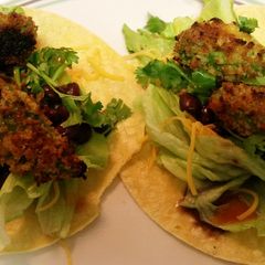 A picture of Panko Baked Avocado tacos.