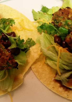 A picture of Panko Baked Avocado tacos.
