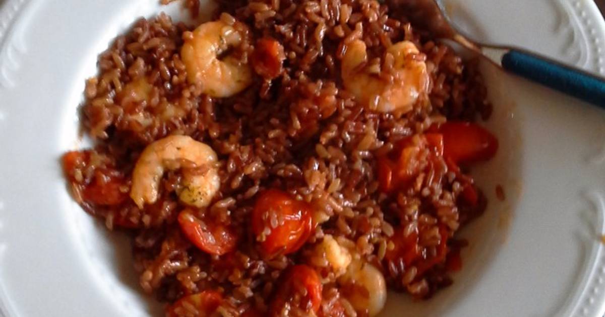Ricetta Risotto rosso con pomodori e code di gambero di Luciano