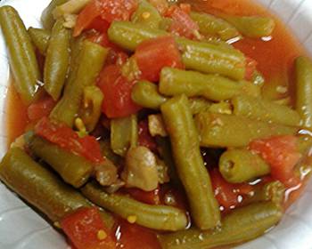 Ultimate, Prepare Green beens with mushrooms and tomatoes Delicious Nutritious