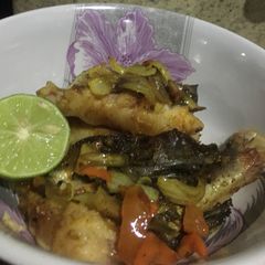 A picture of Grilled fish.