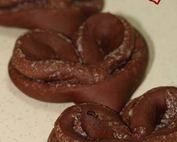 Unique Recipe Chocolate Heart Pastries Restaurant Style