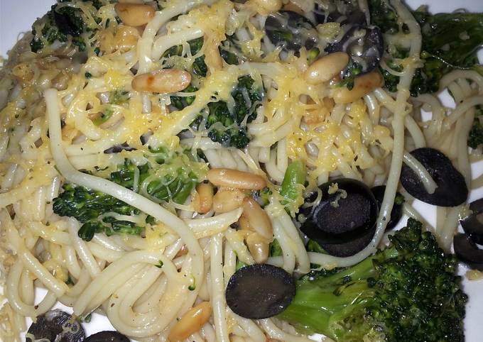 Broccoli and Pasta by Pam...