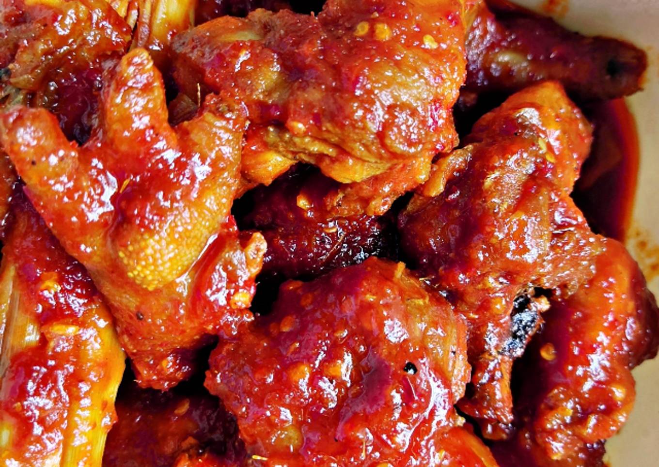 Ayam masak merah polos