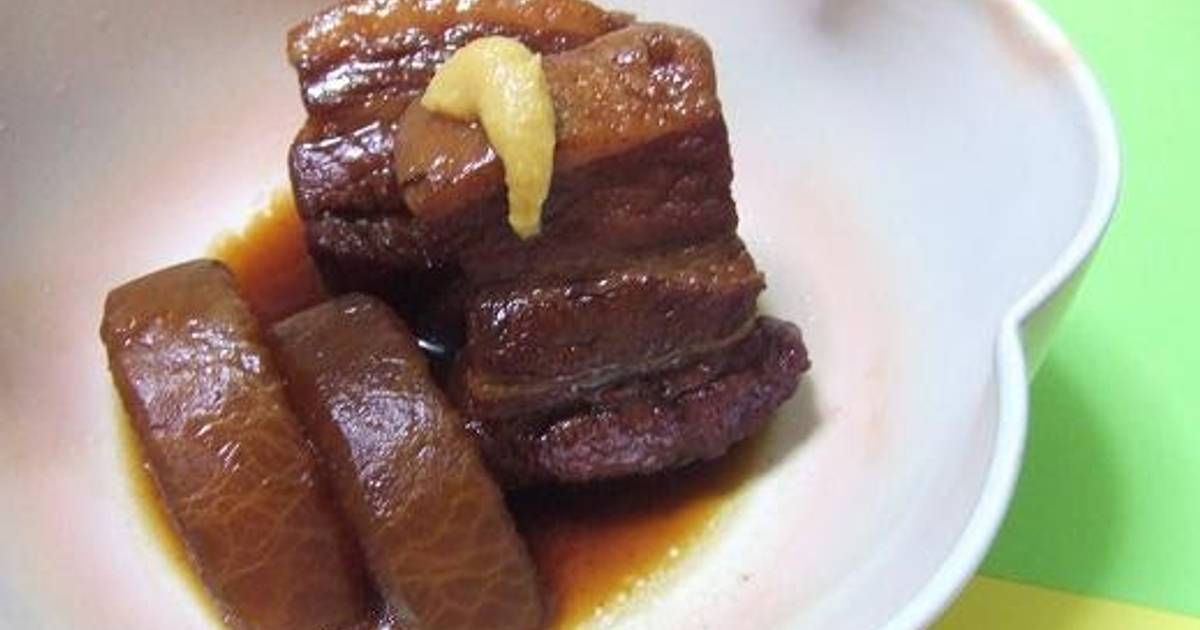 Buta no Kakuni (Simmered Pork Cubes) with Coke Recipe by cookpad.japan