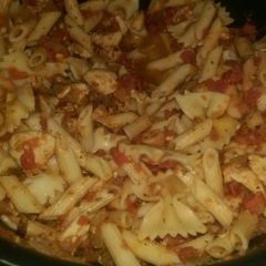 A picture of chicken Pasta (Bangin chicken Pasta).
