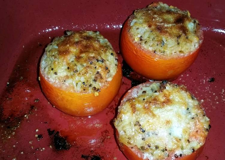 Recipe of Perfect Vhawks stuffed tomatoes!