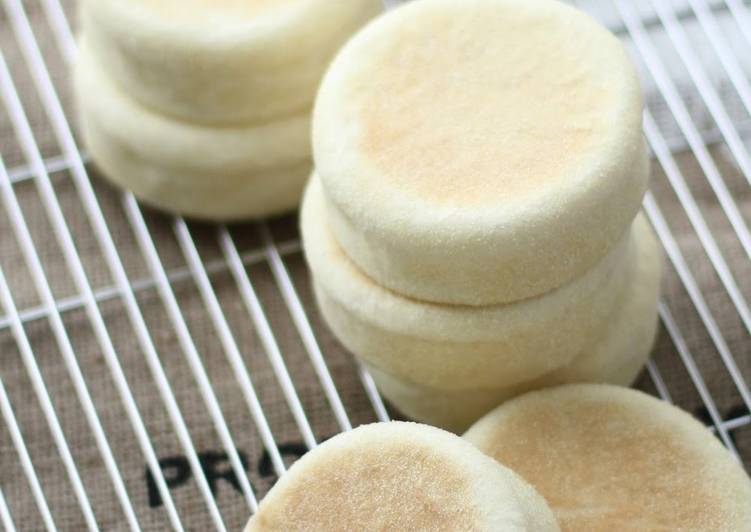 Recipe of Perfect English Muffin with Rice Flour and Soy Milk