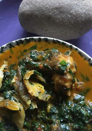 A picture of Uziza soup.
