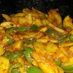 A picture of Potato capsicum veg.