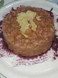 Risotto con crema di cavolo rosso e patate