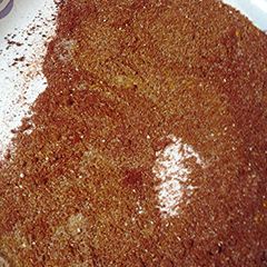 A picture of Spice rub and coating.