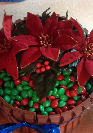 A picture of Candy Christmas cake.