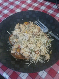 A picture of Italian nachos.