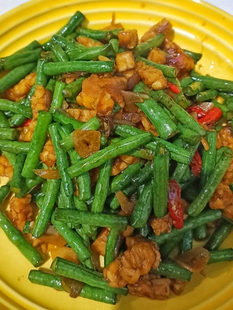 Cara Mudah Membikin Resep Tumis / oseng kacang panjang tempe yang Sempurna Anti Ribet, Sempurna