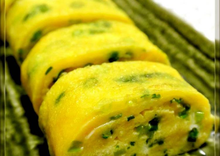 Recipe of Favorite Rolled Omelets with Green Onions