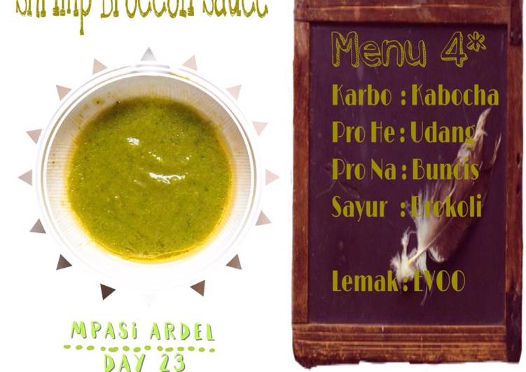 Resep Shrimp brocoli sauce #mpasi4bintang Anti Gagal
