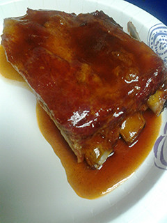 A picture of Bourbon sauce.