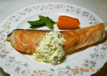 Easy Prepare Recipe Easy Salmon Meunire with Tartare Sauce Restaurant Style