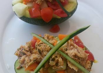 Without Fail Serving Recipe Tuna  Avocado Salad Delicious Nutritious
