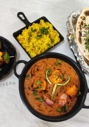 A picture of Achari Paneer Tikka Masala.
