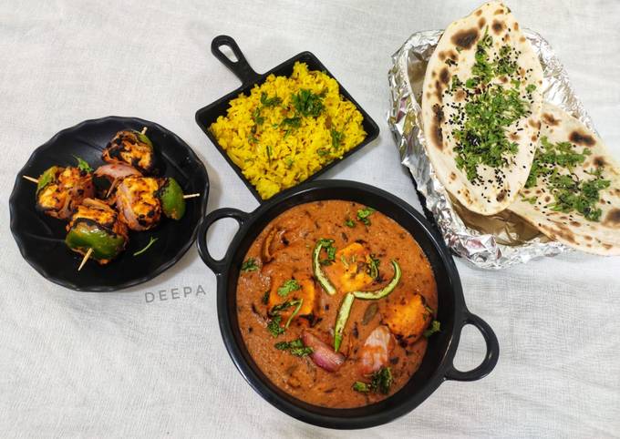 Recipe of Mario Batali Achari Paneer Tikka Masala