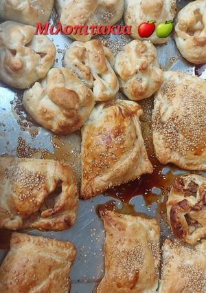 Φωτογραφία της συνταγής Μηλοπιτάκια 🍎🍏🫓🥟