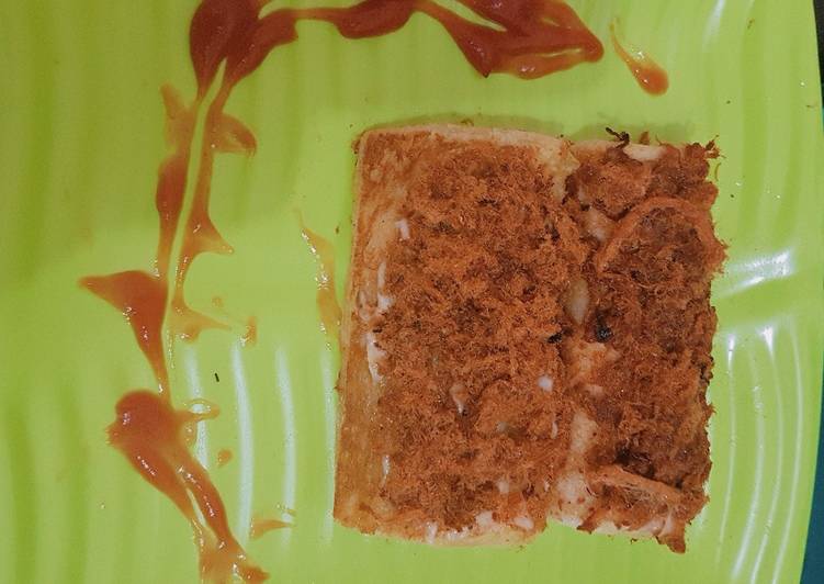 Sandwich gulung abon