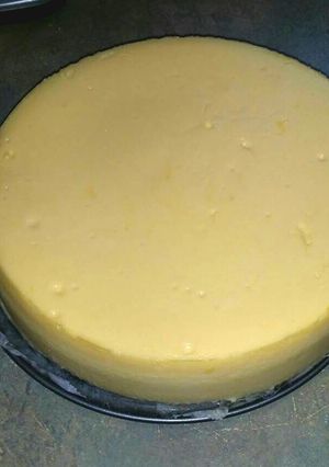 A picture of Hella Bangin' Easy Cheesecake.