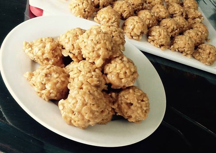 Recipe: Appetizing Easiest No-Bake Peanut Butter/Rice Krispies Treats!