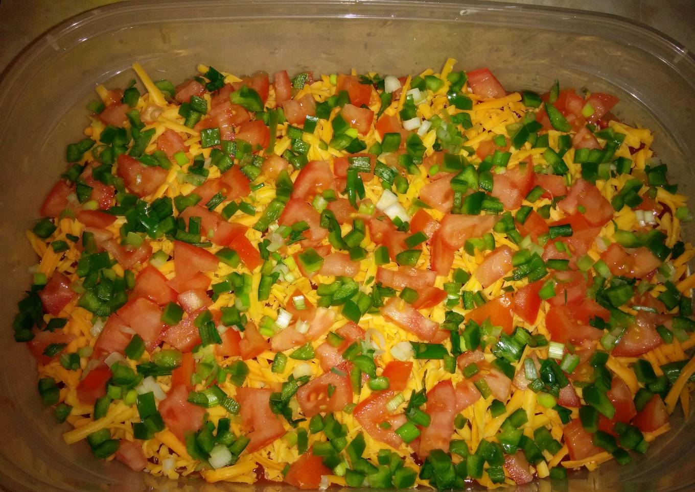 6-Layer Taco seasoned Tortilla Dip
