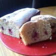 Budín de vainilla y frambuesas 😘😊