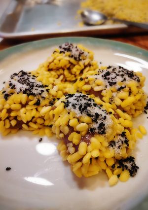 รูปของ ขนมถั่วแปบ ทำงาน ทานอร่อย