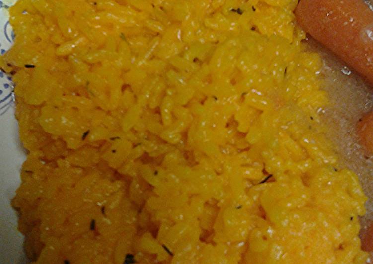 Recipe of Homemade Savory turmeric rice