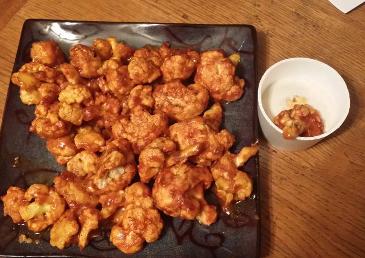 Easiest Way to Cook Appetizing Cauliflower buffalo wings